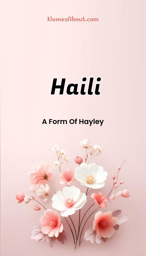 Haili name and meaning