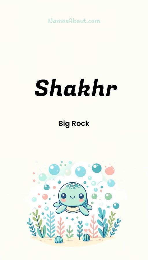 Meaning of Shakhr