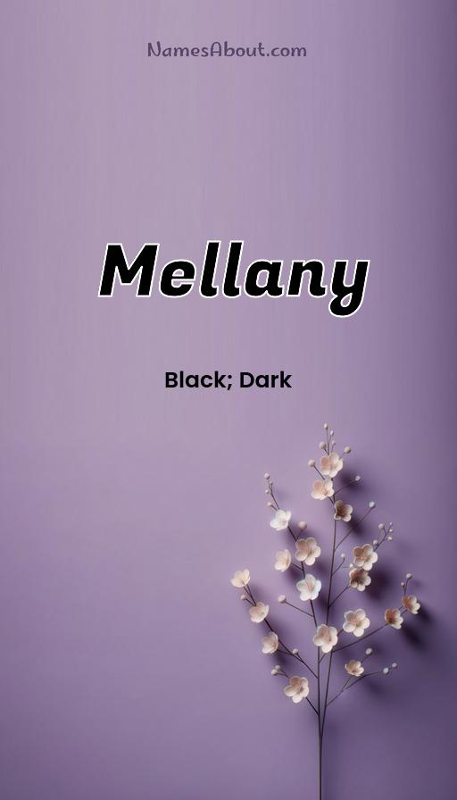 Mellany name and meaning