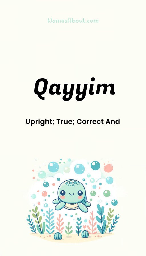 Meaning of Qayyim