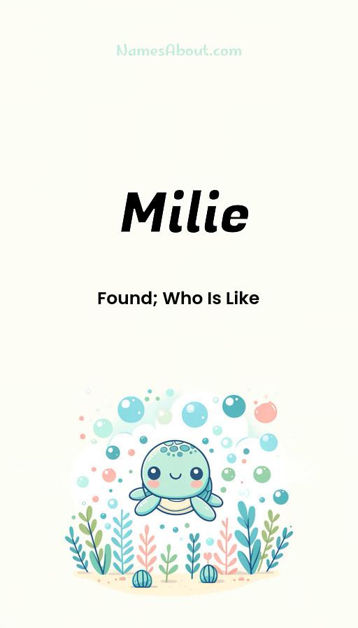 Milie name and meaning