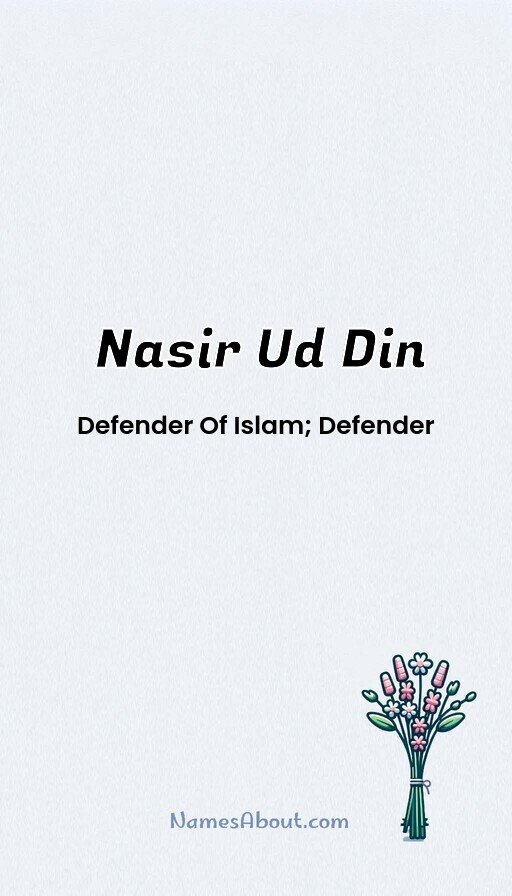 Meaning of Nasir Ud Din