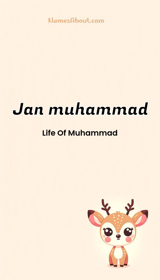 Meaning of Jan muhammad