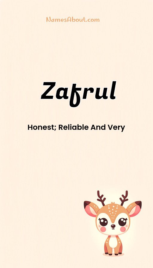 Meaning of Zafrul