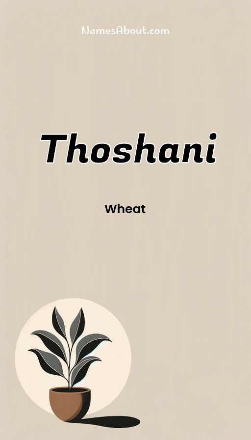 Meaning of Thoshani