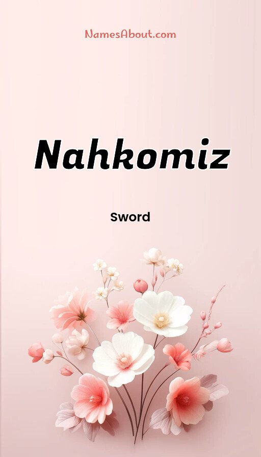 Meaning of Nahkomiz