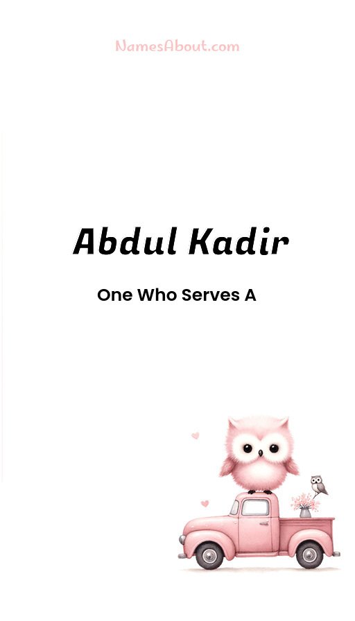 Meaning of Abdul Kadir