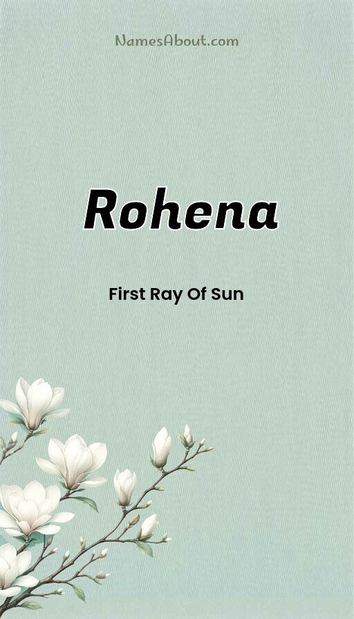 Meaning of Rohena