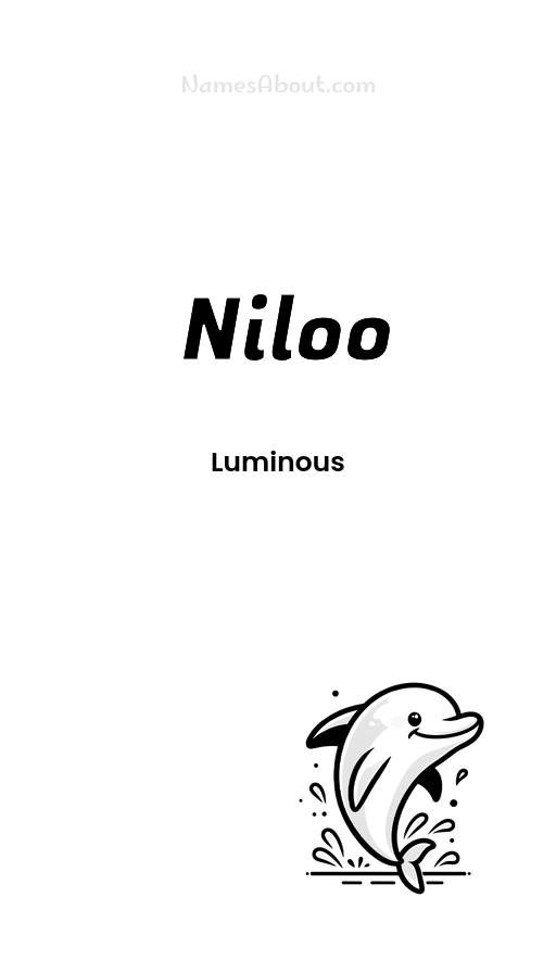 Niloo name and meaning