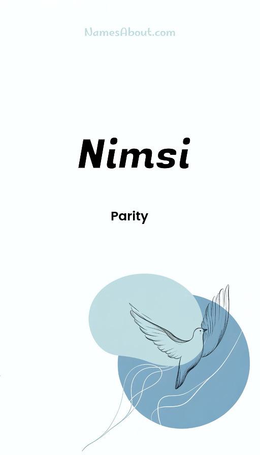 Nimsi name and meaning