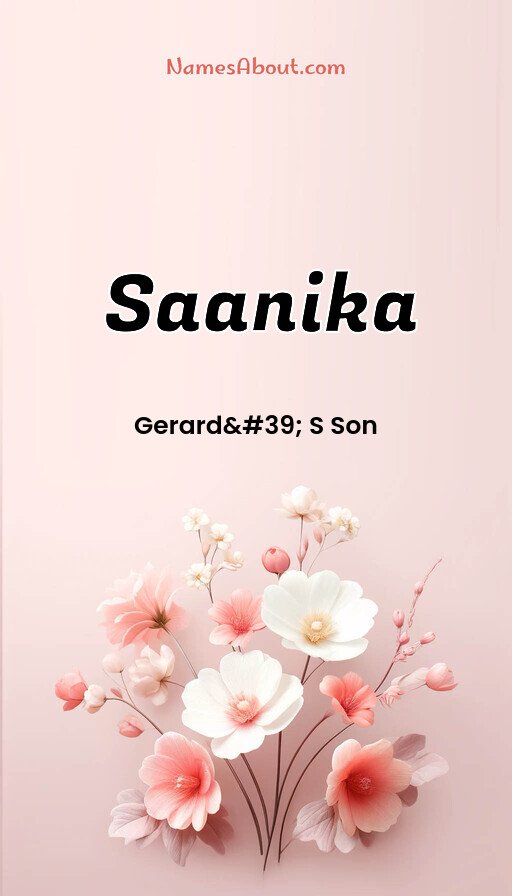 Meaning of Saanika