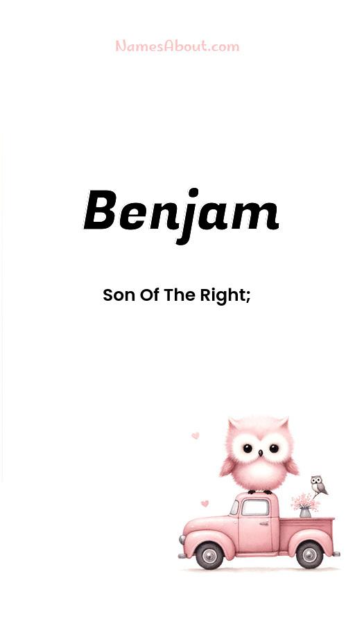 Benjam name and meaning