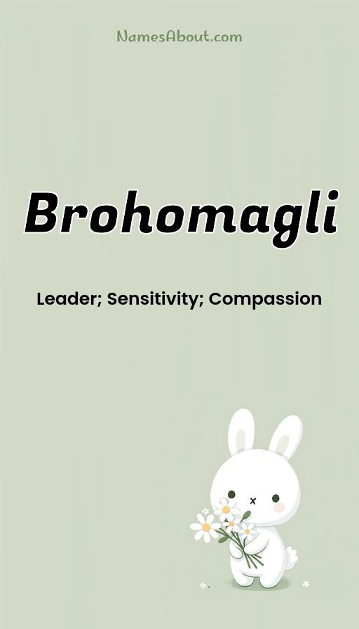 Brohomagli name and meaning