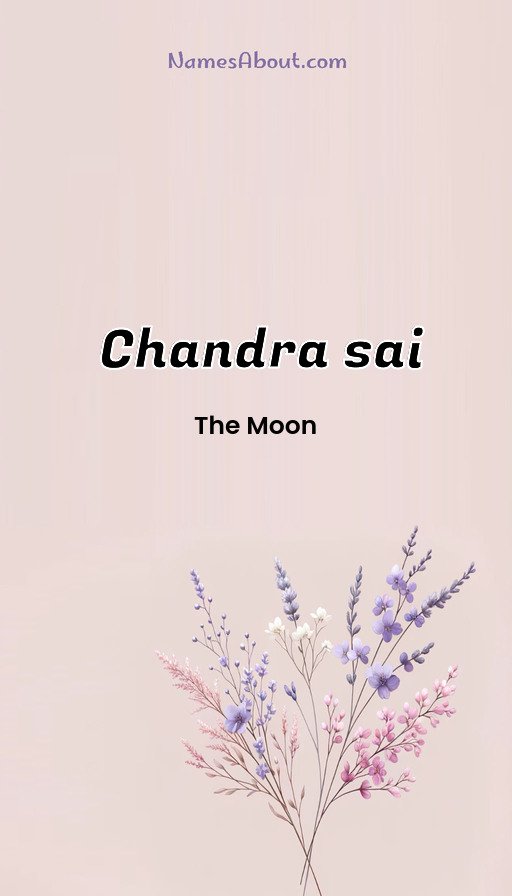 Meaning of Chandra sai