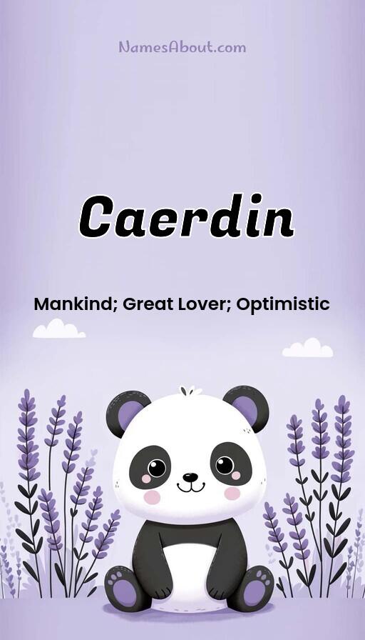 Caerdin name and meaning