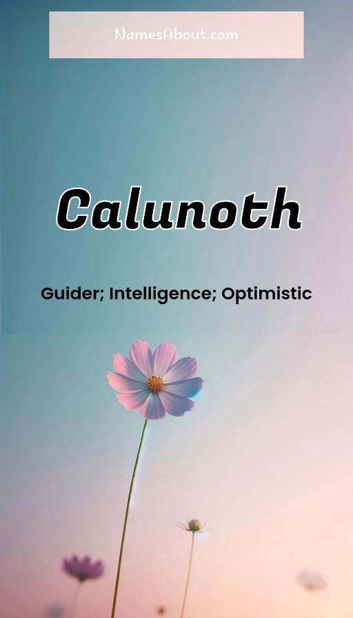 Calunoth name and meaning