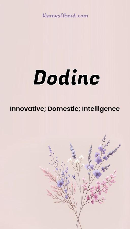 Dodinc name and meaning