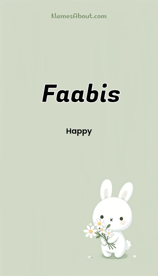 Meaning of Faabis