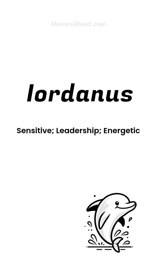 Iordanus name and meaning