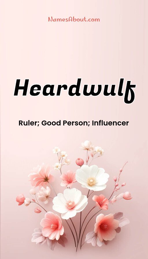 Meaning of Heardwulf