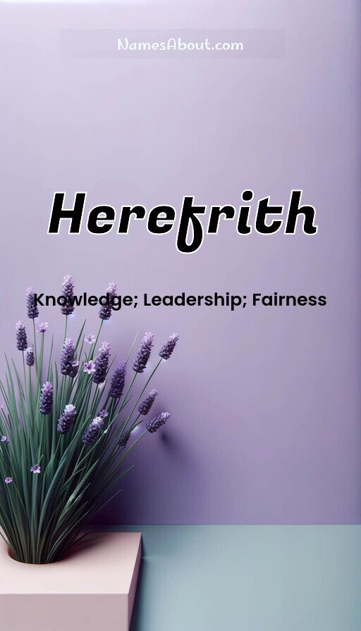 Meaning of Herefrith