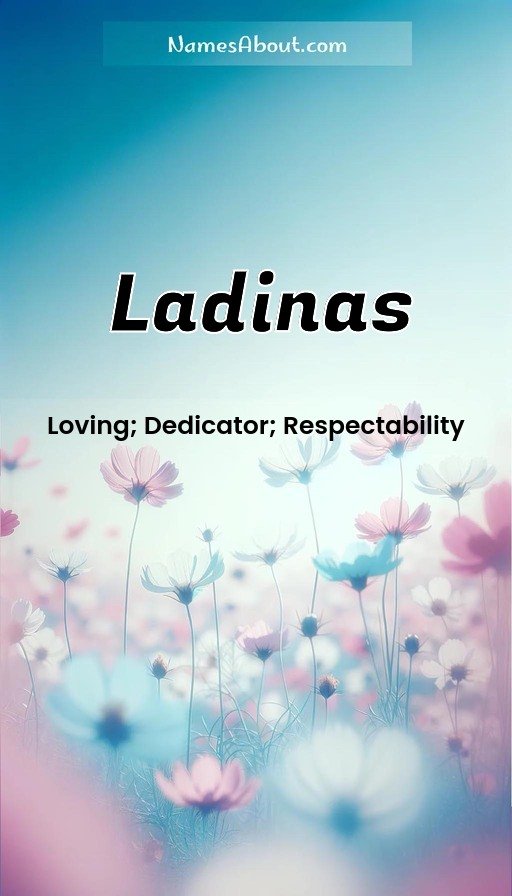 Meaning of Ladinas