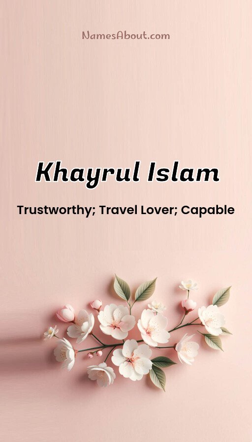 Meaning of Khayrul Islam