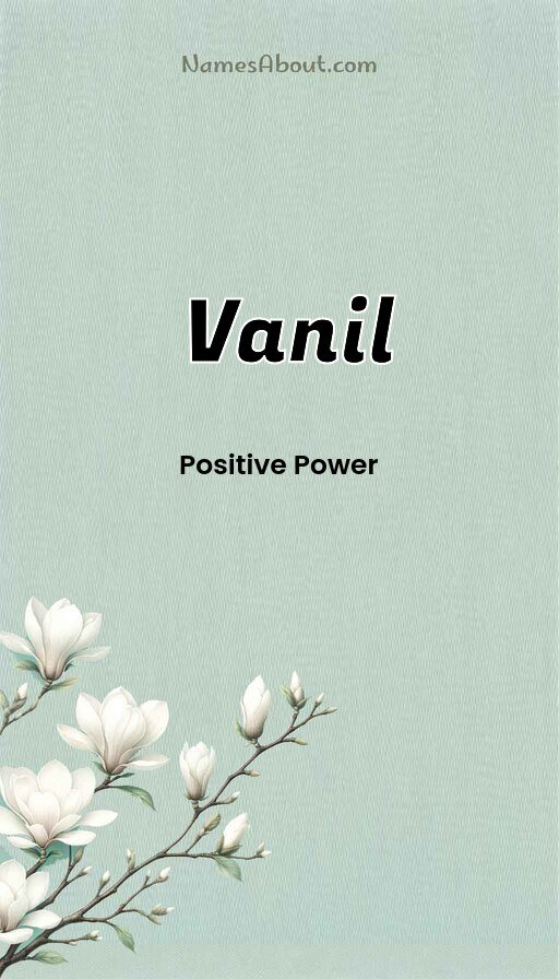 Meaning of Vanil