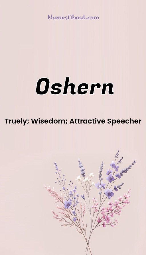 Meaning of Oshern