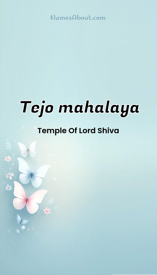 Meaning of Tejo mahalaya