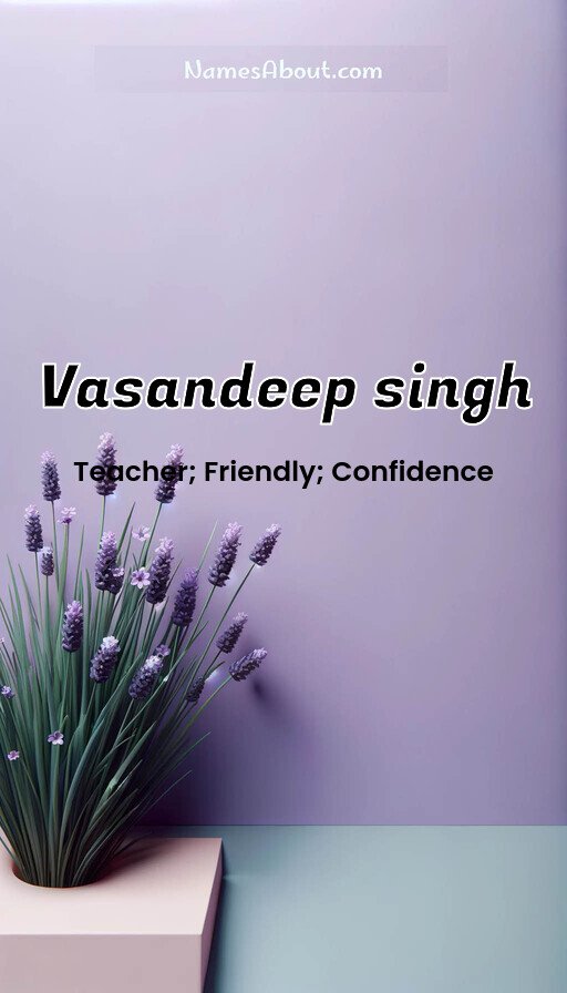 Meaning of Vasandeep singh
