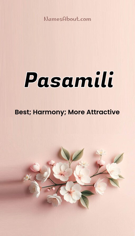 Meaning of Pasamili