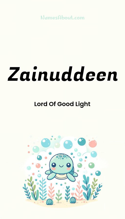 Meaning of Zainuddeen
