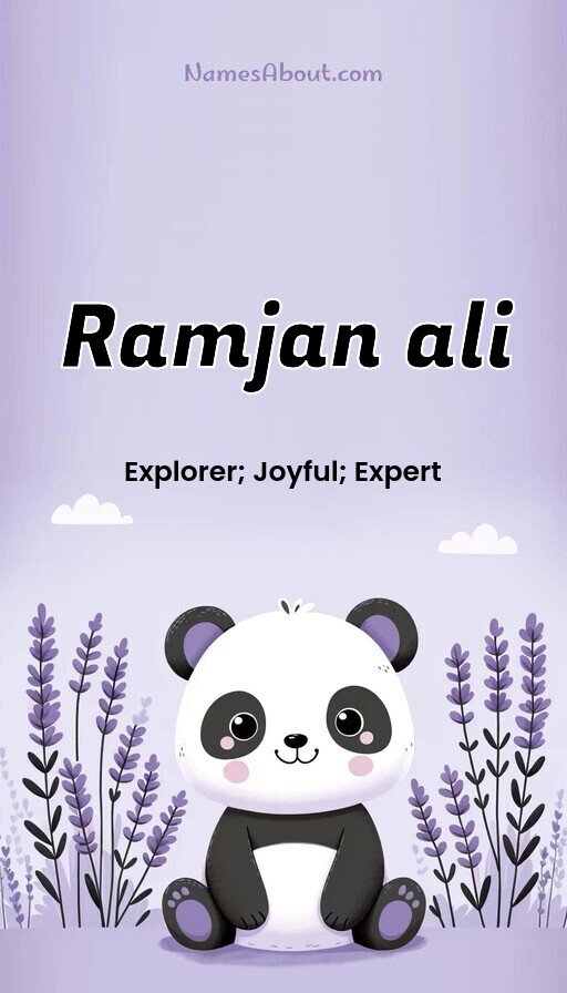 Meaning of Ramjan ali