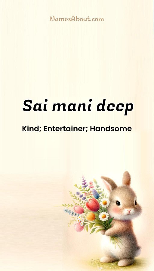 Meaning of Sai mani deep