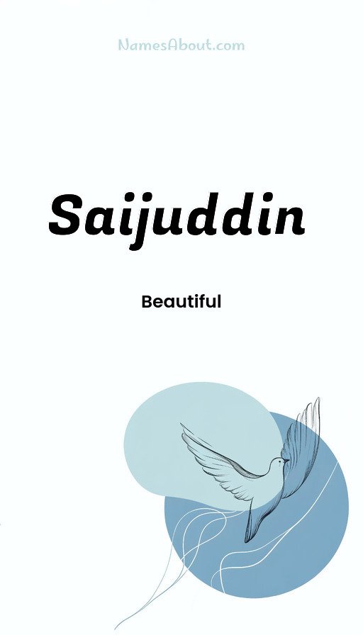 Meaning of Saijuddin 