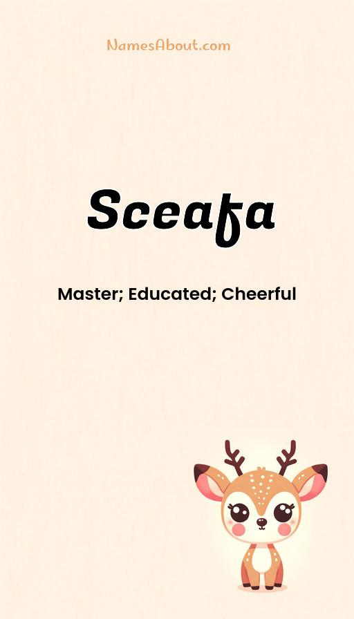 Sceafa name and meaning