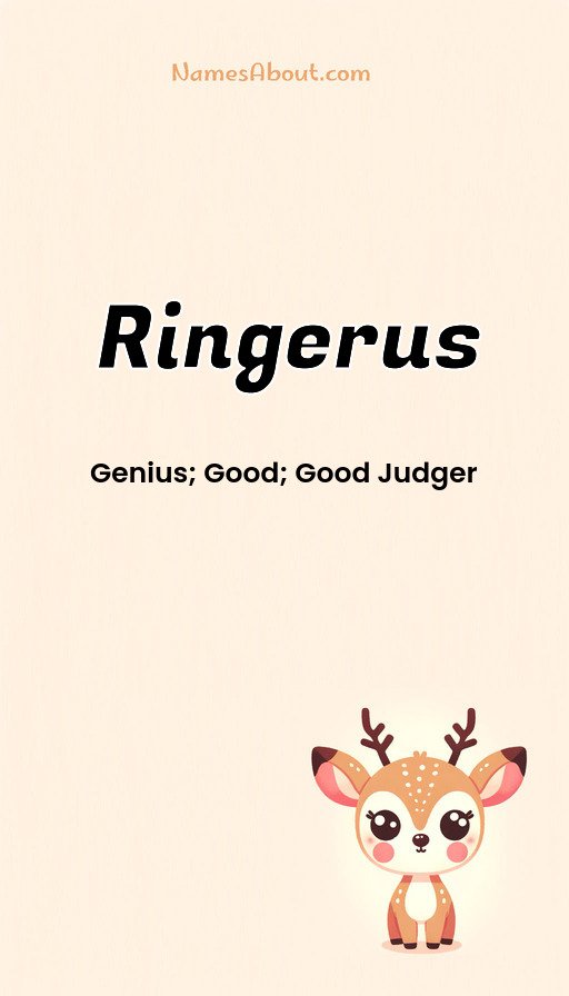 Meaning of Ringerus