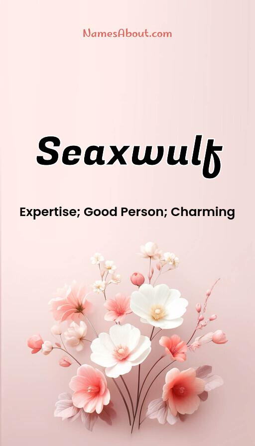 Seaxwulf name and meaning