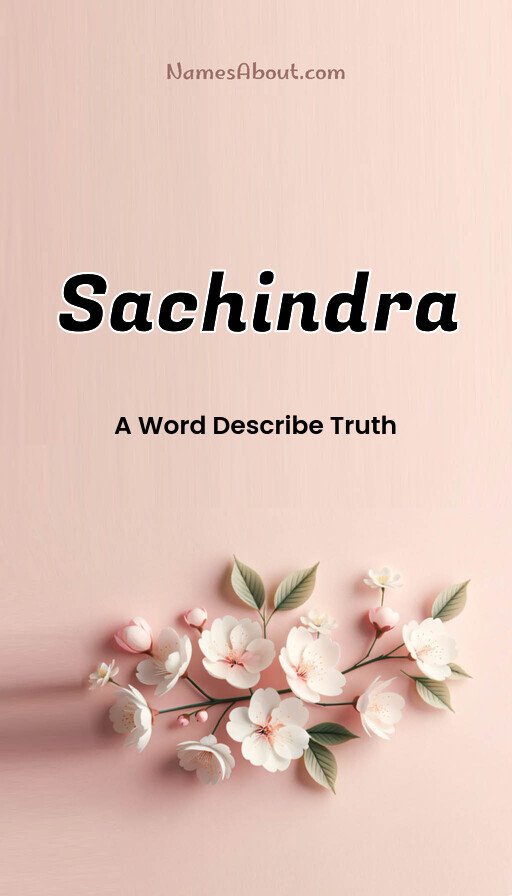 Meaning of Sachindra