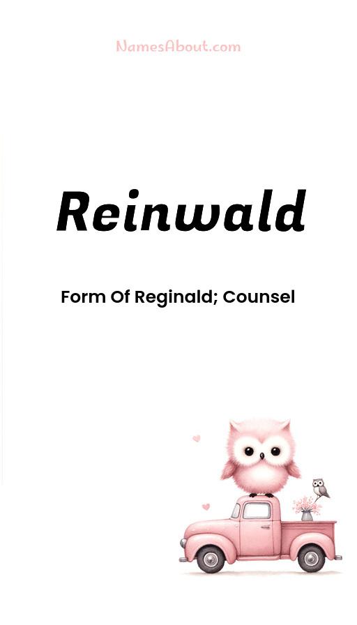 Reinwald name and meaning