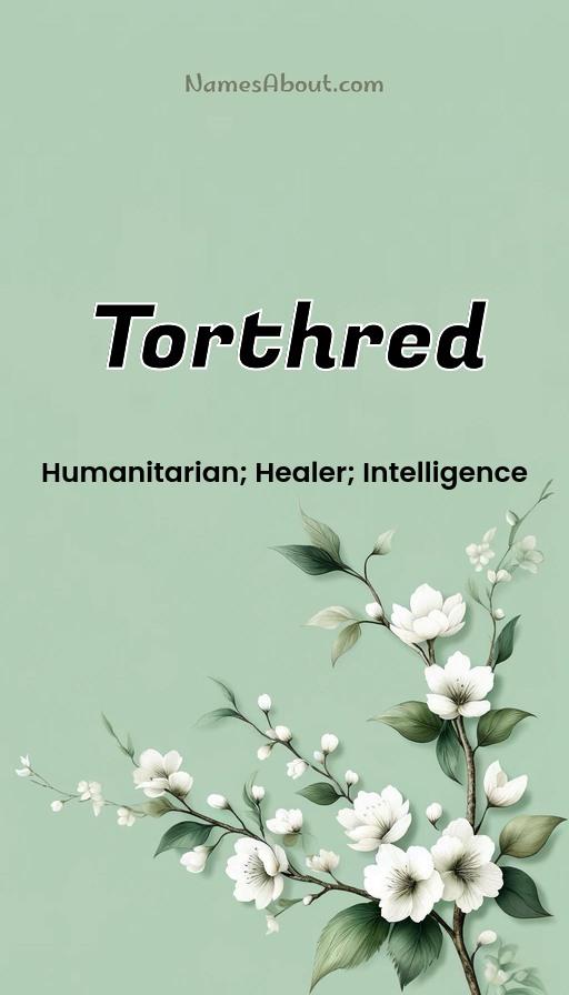 Torthred name and meaning