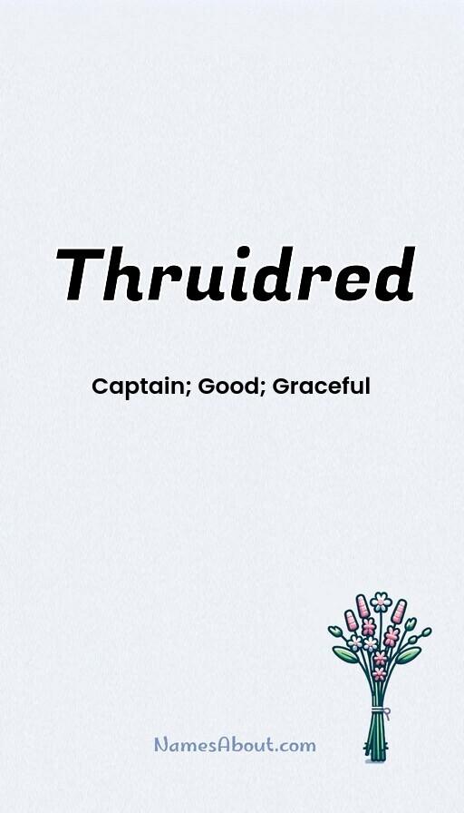 Thruidred name and meaning