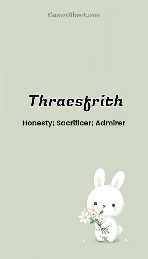 Thraesfrith name and meaning