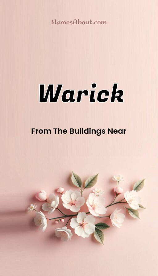 Warick name and meaning