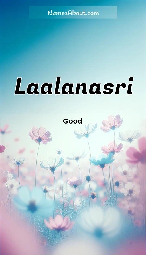 Meaning of Laalanasri