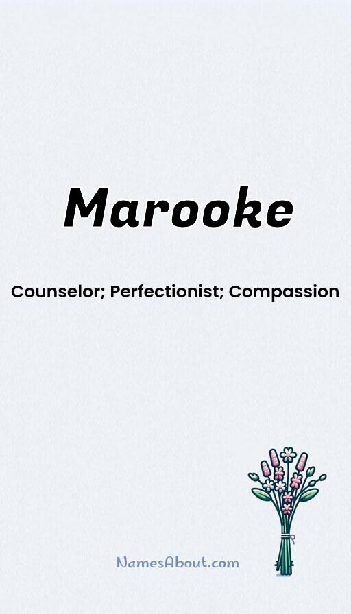 Marooke name and meaning