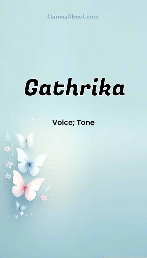 Meaning of Gathrika