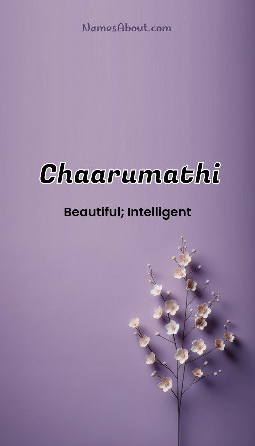 Meaning of Chaarumathi