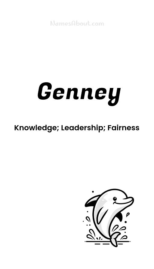 Genney name and meaning